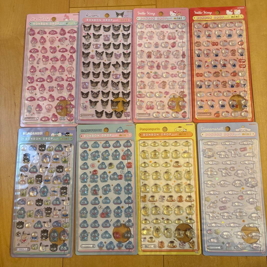 ボンボンドロップミニ　サンリオ　クーリア　正規品　８枚セット