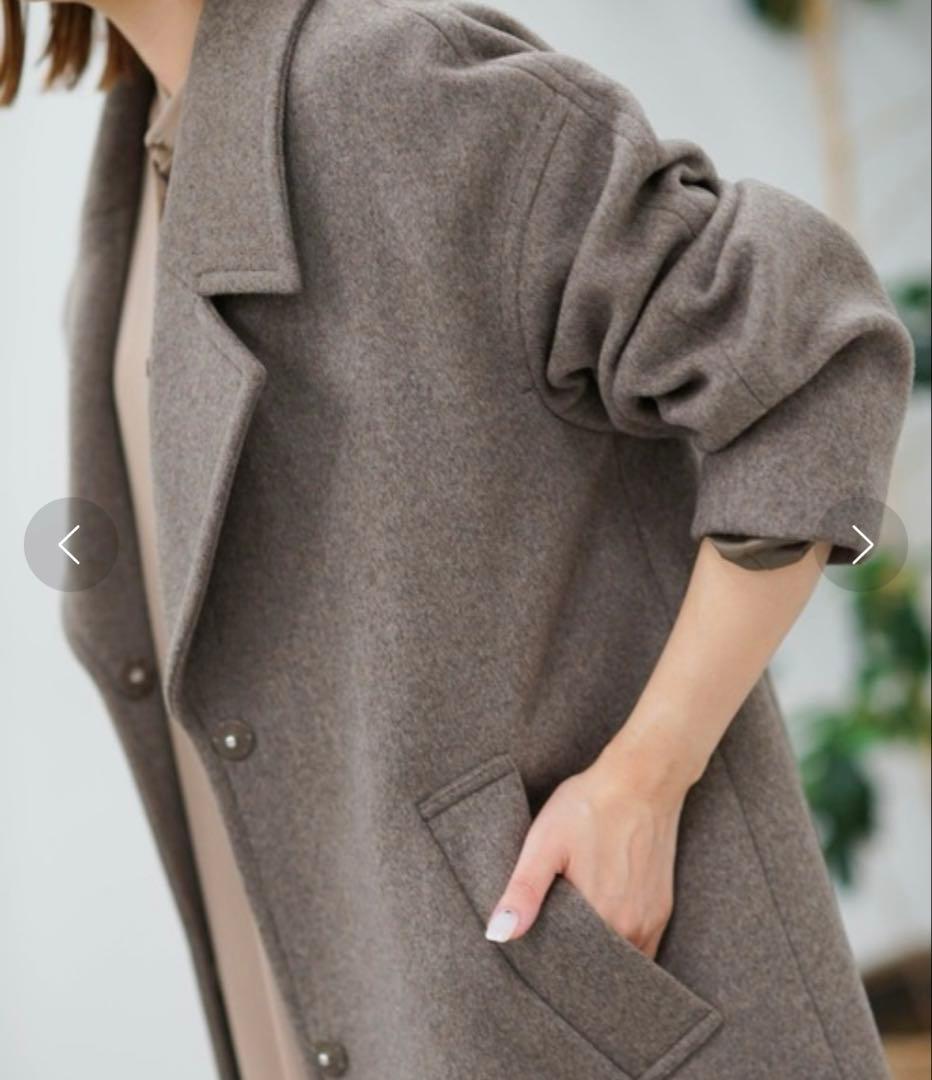 ジャーナルスタンダード スーパー140 ビーバー コクーンコート　XS