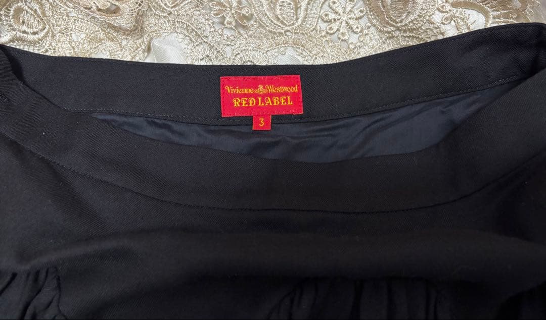 Vivienne Westwood 黒 アシンメトリーフレアスカート 変形