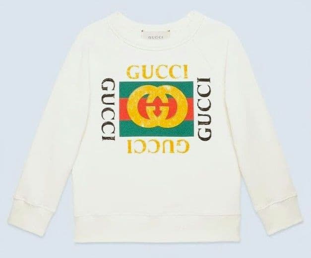 【GUCCI】 グッチ トレーナー ロゴスウェット 　サイズ10