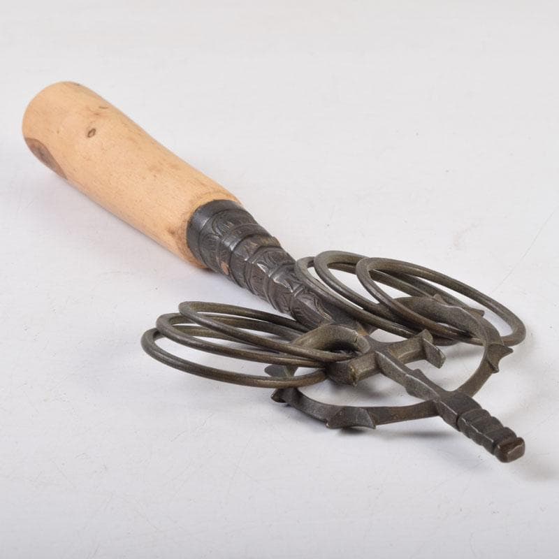 仏教美術　銅製　仏具　遊環　錫杖　箱付　C　8715