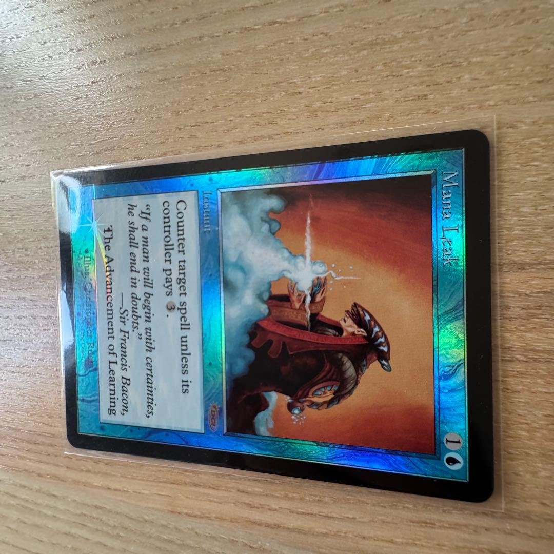 エラーカード FOIL マナ漏出 Mana Leak 英語 DCIマーク