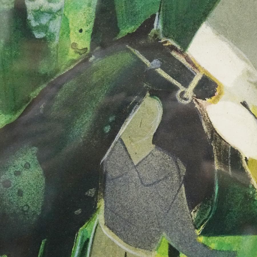 カミーユ・イレール 『乗馬』E.A.13/15 大判 リトグラフ 絵画 美術