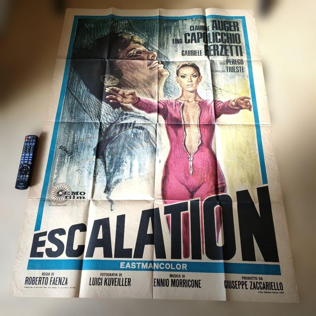 エスカレーション イタリア版映画ポスター クローディーヌ・オージェ