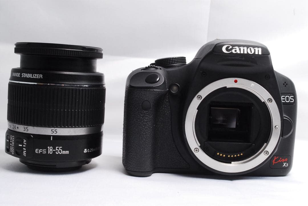 動作確認済み❤️Canonkiss X3 レンズセットEF-S 18-55mmIS