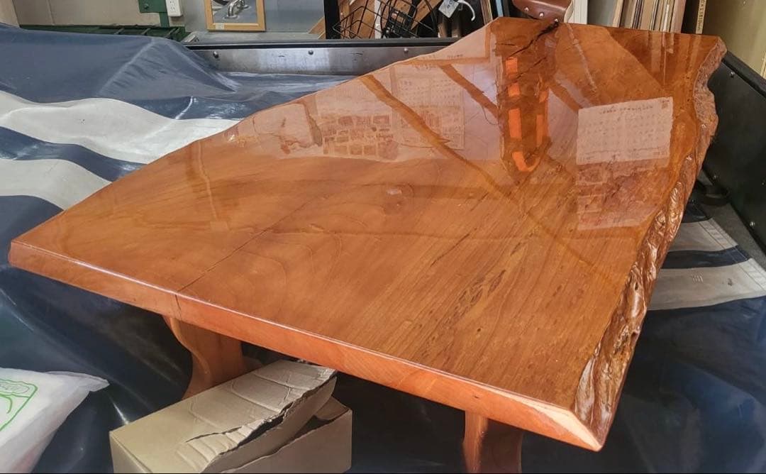 ヤ*タ様 【たのメル便発送】天然木 一枚板テーブル ダイニングテーブル