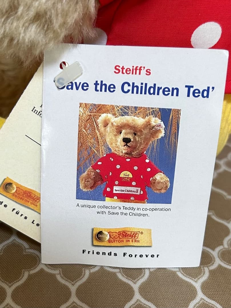 シュタイフ英国限定 Save the Children Ted テッド