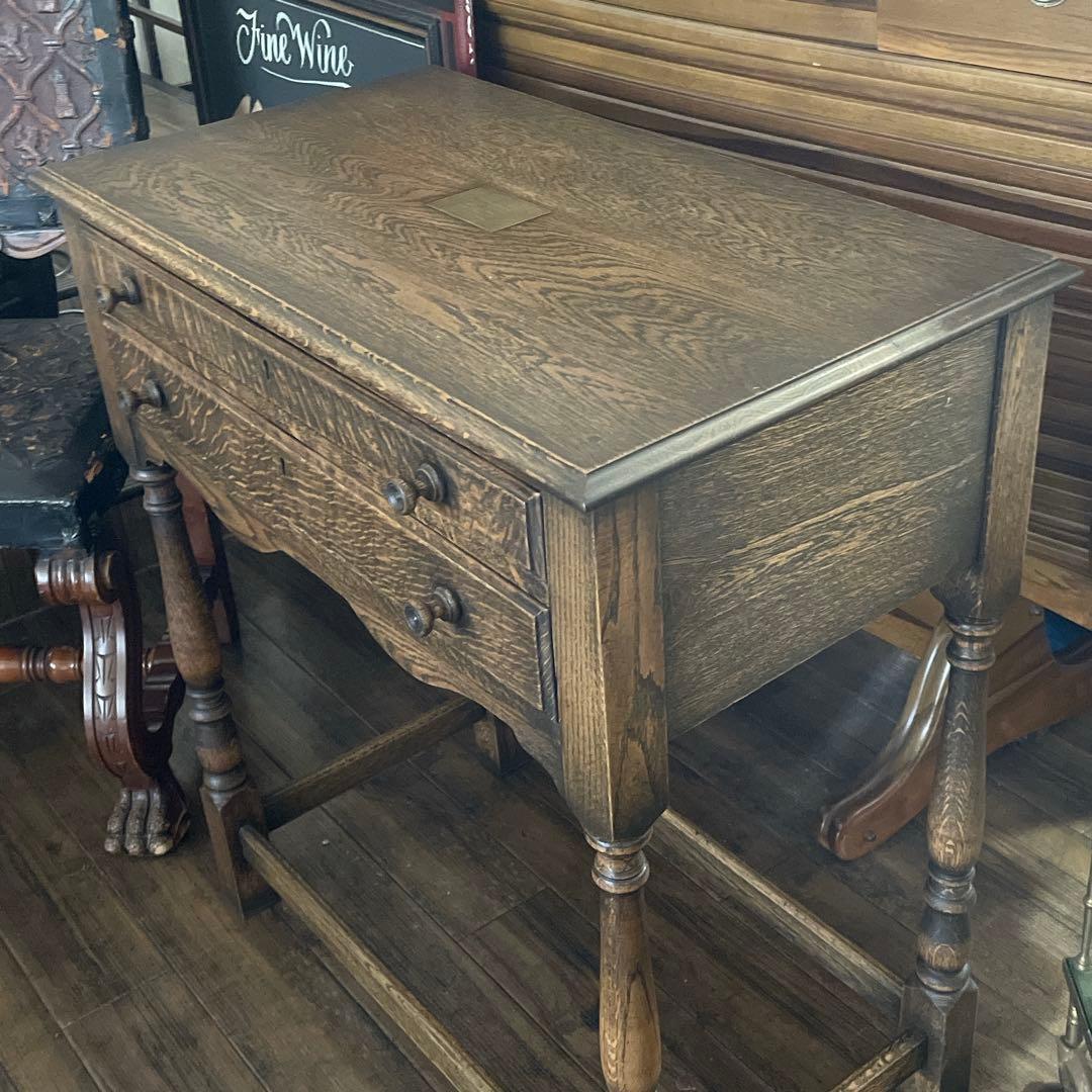 r123r119 イギリス 最高級カトラリーキャビネット 無垢 チェスト