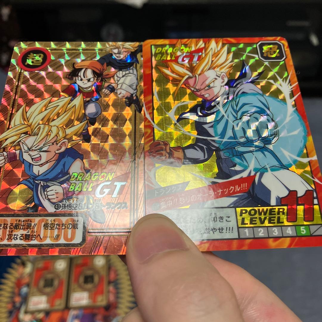 【希少】ドラゴンボールカードダスGT(綺麗な状態)8枚セット！
