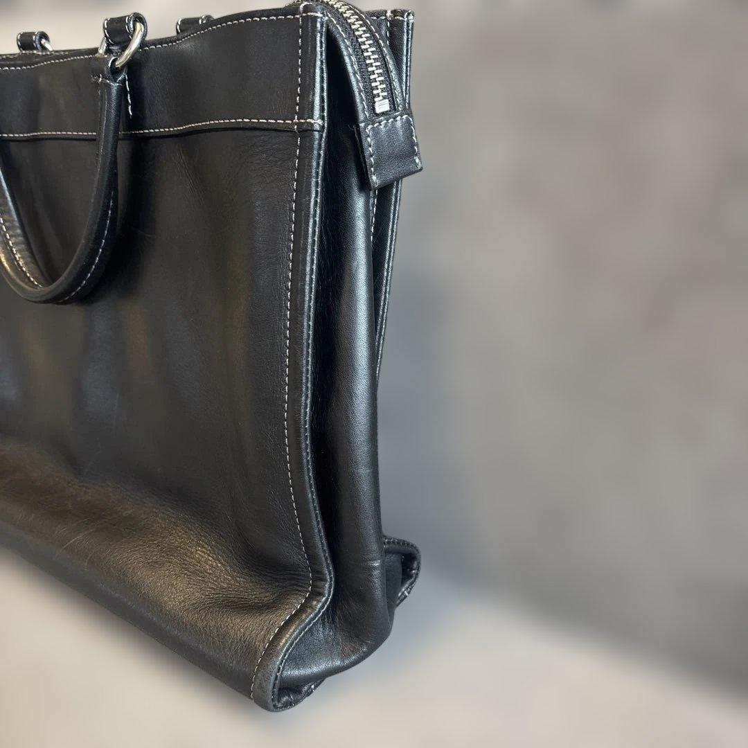 土屋鞄製造所　プロータ　ビジネスブリーフケース　防水レザー　美品