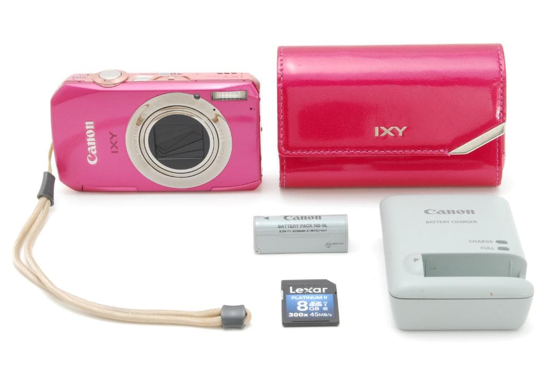 Canon ixy 50s pink SDカード付 動作確認済み