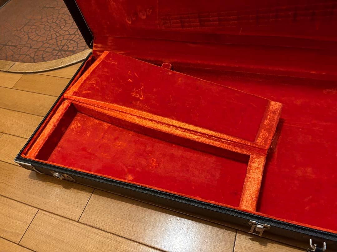 60〜70年代フェンダージャズベプレベ用ブラックトーレックスケース　Fender