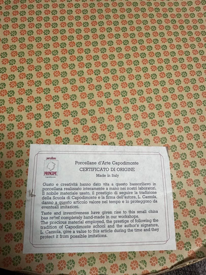 Porcellane d'Arte Capodimonte アート