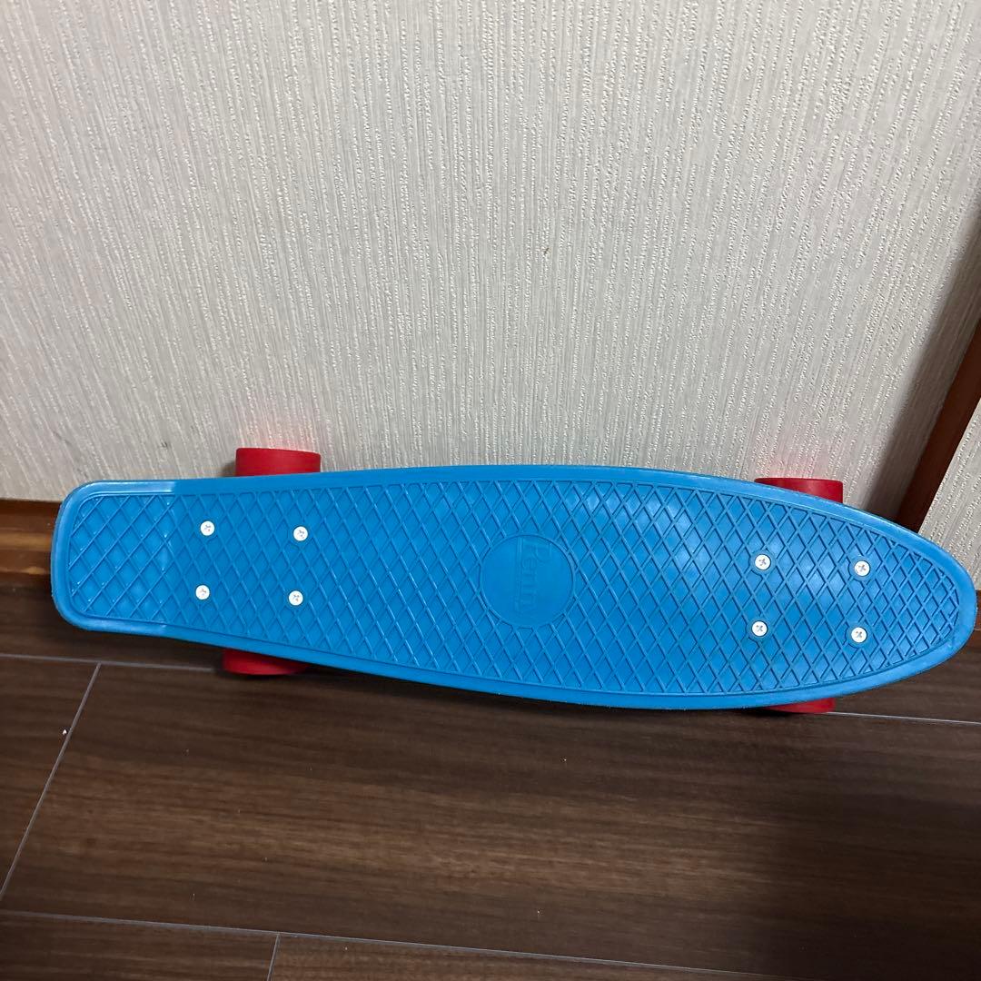 美品 Penny ペニー スケートボード 青 赤 トリコロール ミニクルーザー