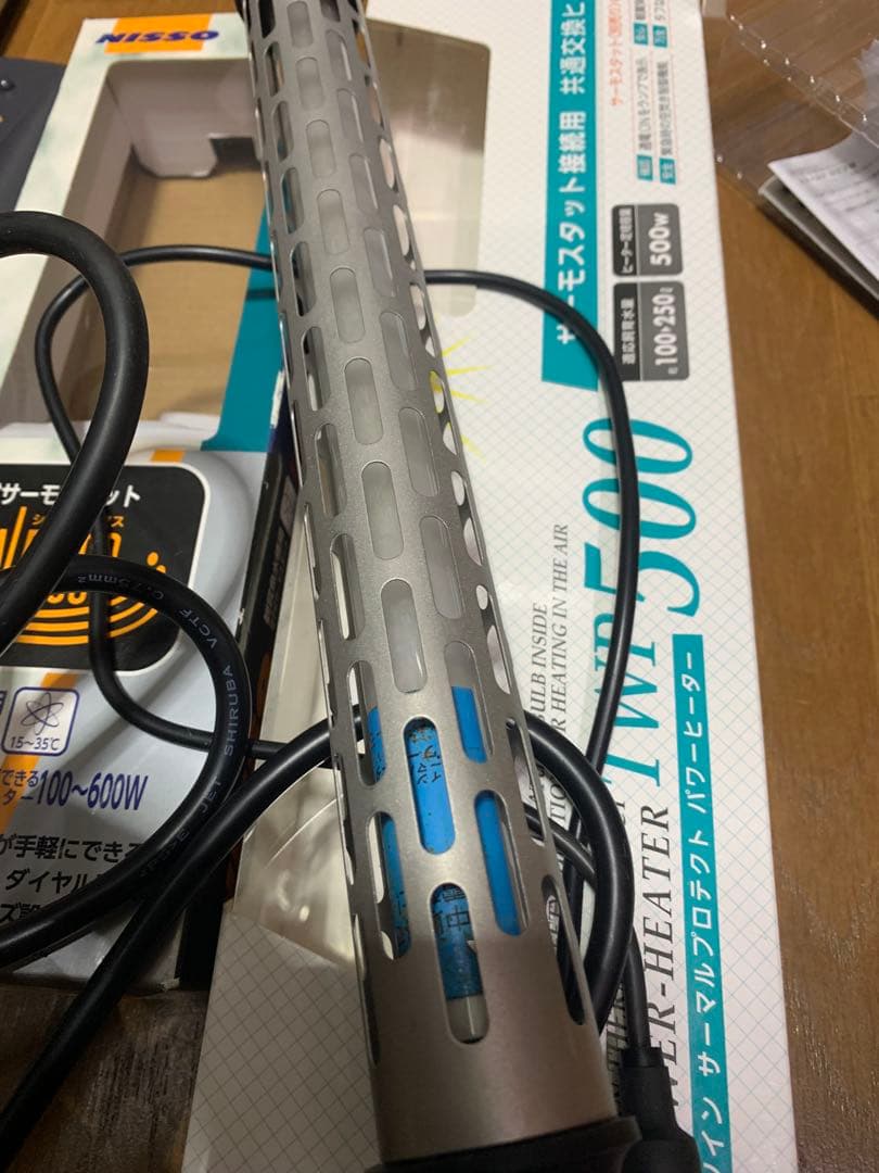 ヒーター&サーモ　ニッソー　シーパレックス600 エヴァリス500W
