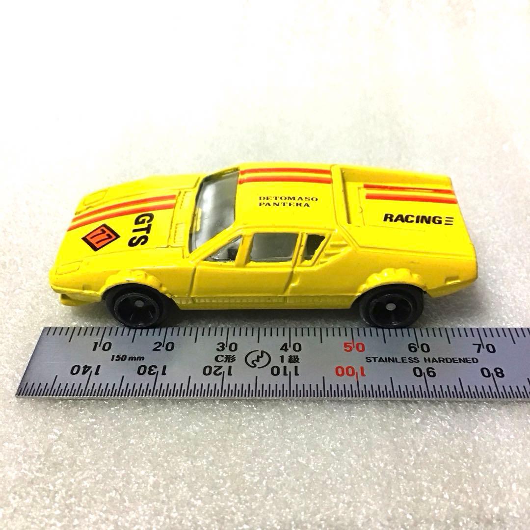 Mustang様 リクエスト　確認用　 デトマソパンテーラ　ミニカー　黄色