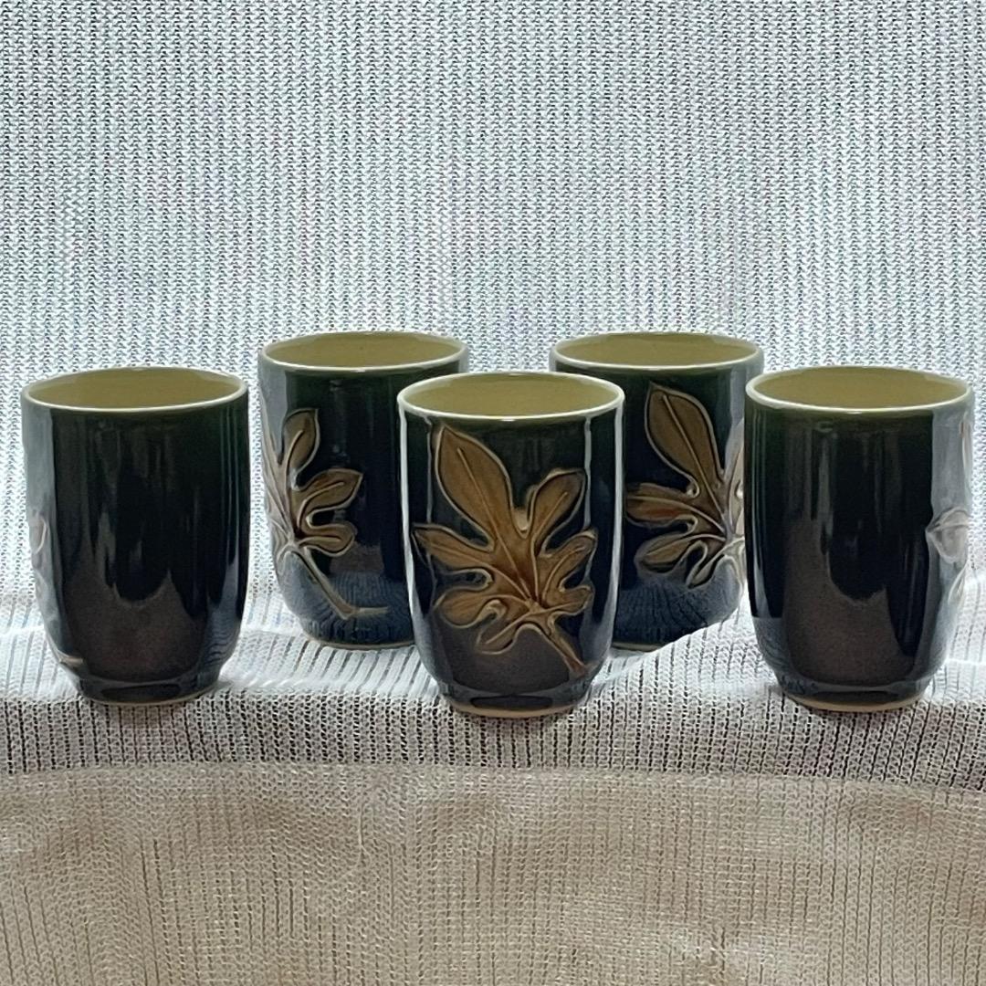 清水焼 陶泉作 急須 湯呑み 保温保冷ポット セット 昭和レトロ 魔法瓶