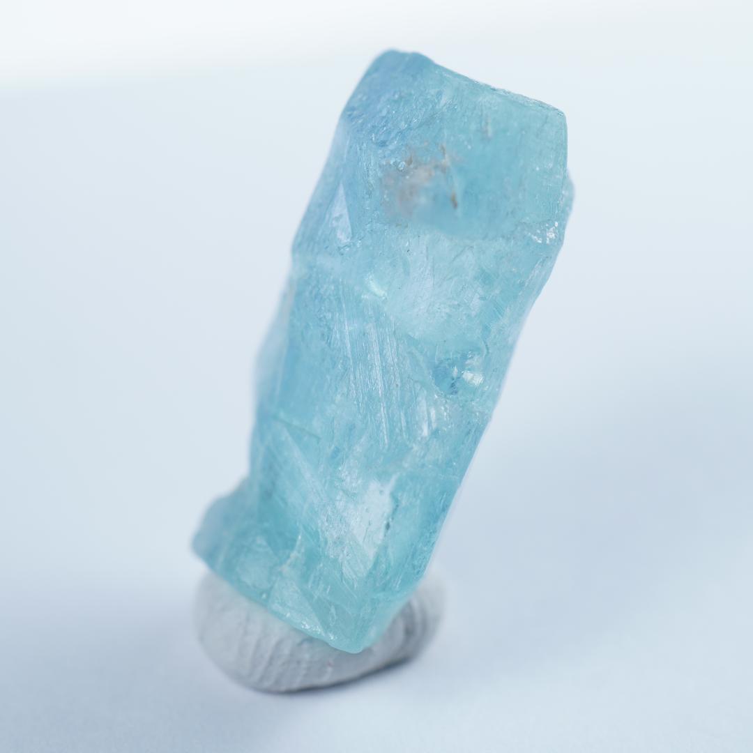 バイカラーアクアマリン　結晶　原石　ナイジェリア産