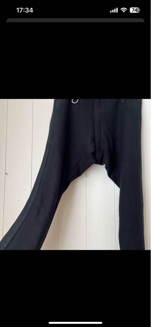 kiryuyrik サルエルパンツ M ブラック