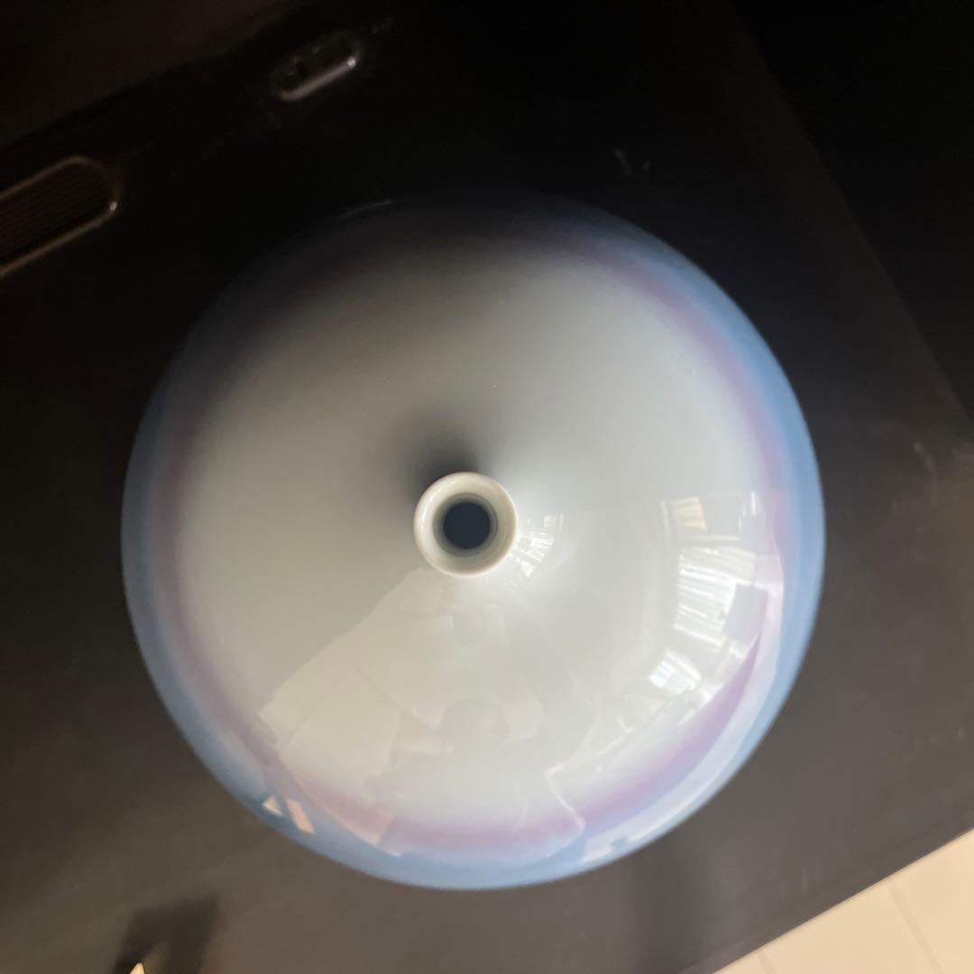 藤井朱明 飾り壺 花器 日展人気作家 有田焼