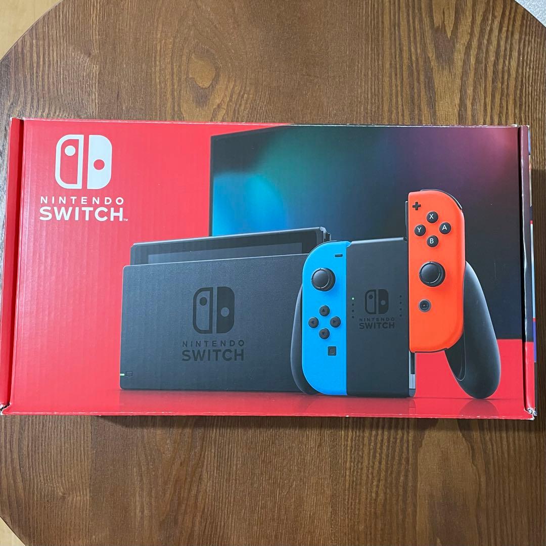 【美品】Nintendo Switch 本体 青/赤 ジョイコン付き