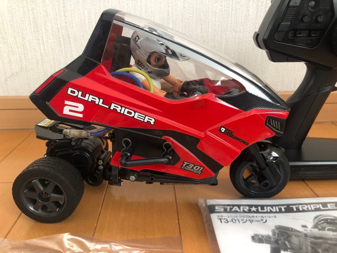 タミヤ トリプルホイール デュアルライダー（完成モデル）T3-01