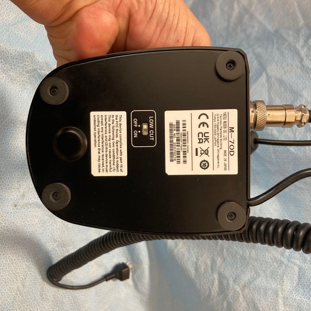 YAESU 八重洲無線　M-70 デスクトップマイクロフォン 美品