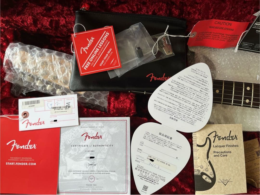 Fender Telecaster ジミーペイジ　ミラーキャスター