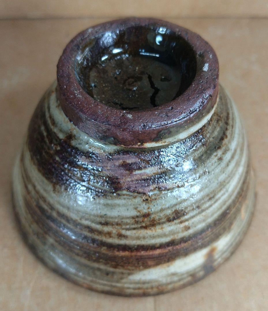 【本物保証】金城次郎 壷屋焼 ぐい呑 共箱 人間国宝 壺屋焼 魚紋ぐい呑 美品