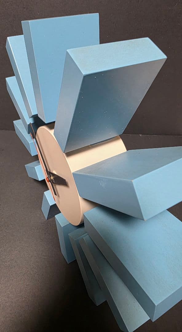 Vitra 掛時計 ジョージ・ネルソン 水色