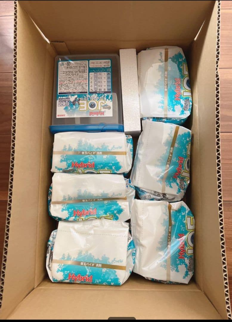 新品★善玉バイオ洗剤ハイブリッド浄詰替1.3kg×6袋/ケース/ スプーン付き