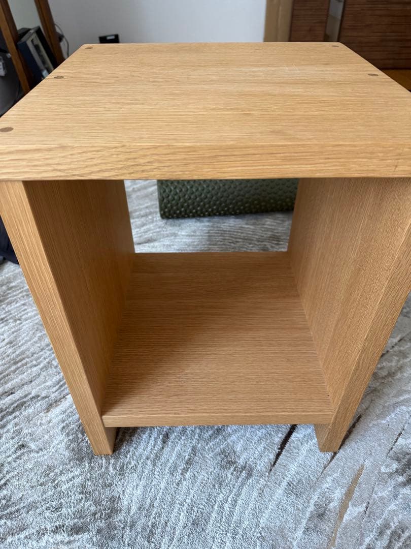【Masterwal】オーク仕上げ サイドテーブル　マスターウォール