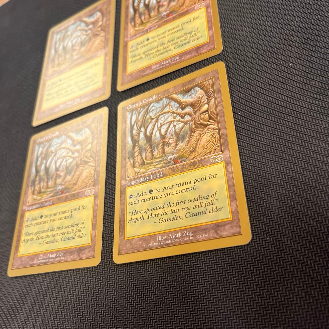 mtg ガイアの揺籃の地 Gaea's Cradle 金枠 4枚セット