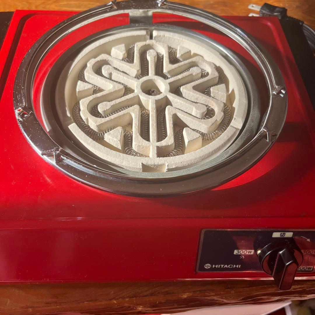 昭和レトロ電気コンロ　日立