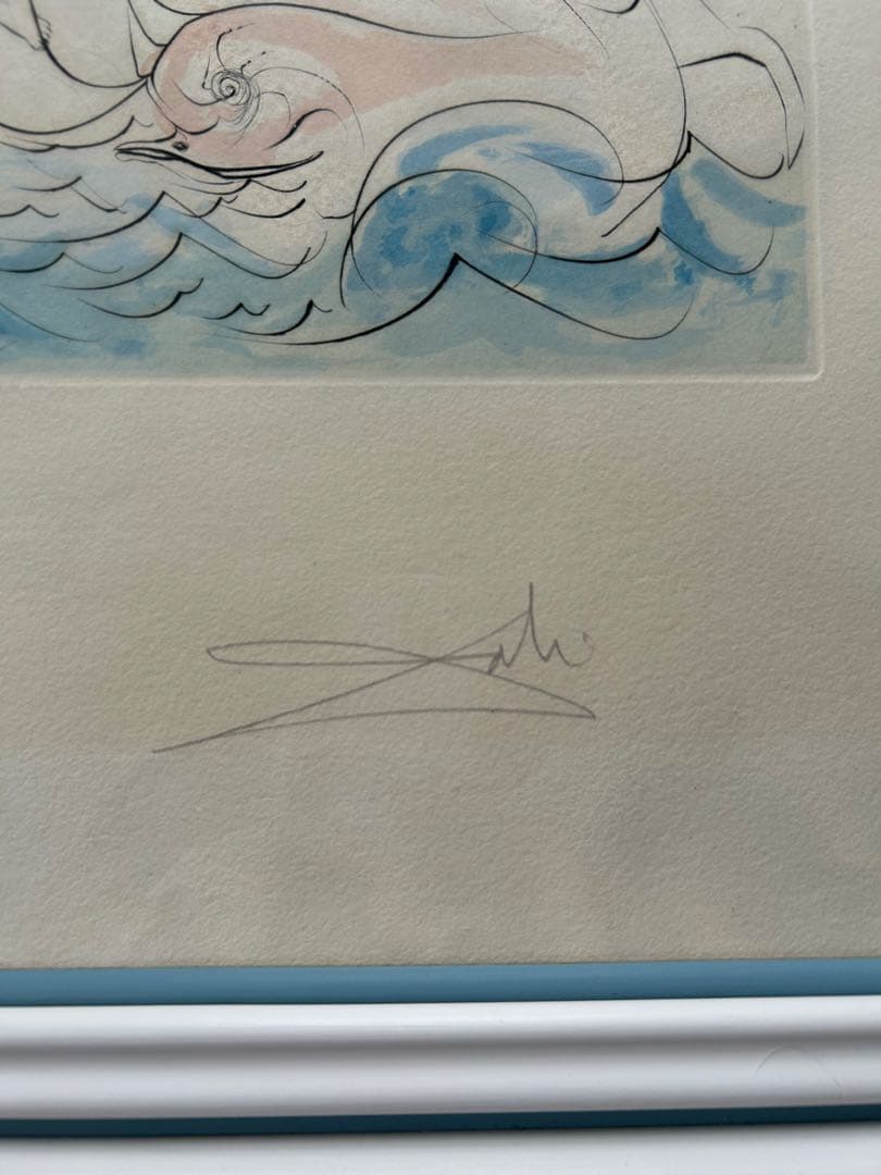 サルバドール・ダリ銅版画エッチング 『ビーナスの大勝利』1971年ダリ直筆サイン