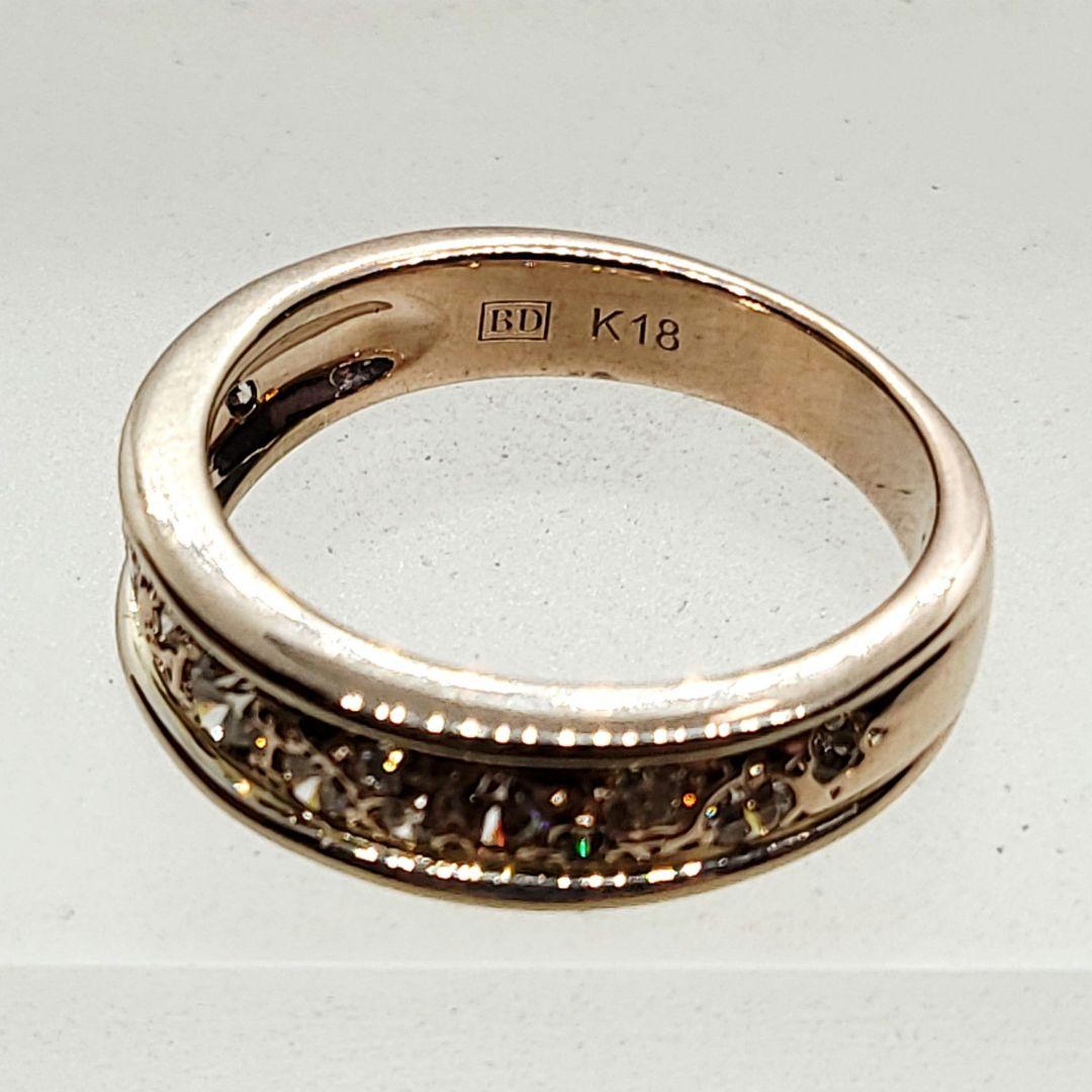 カシケイ K18PG ダイヤ リング