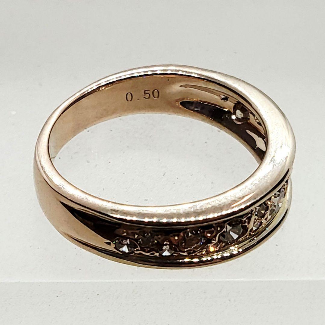 カシケイ K18PG ダイヤ リング