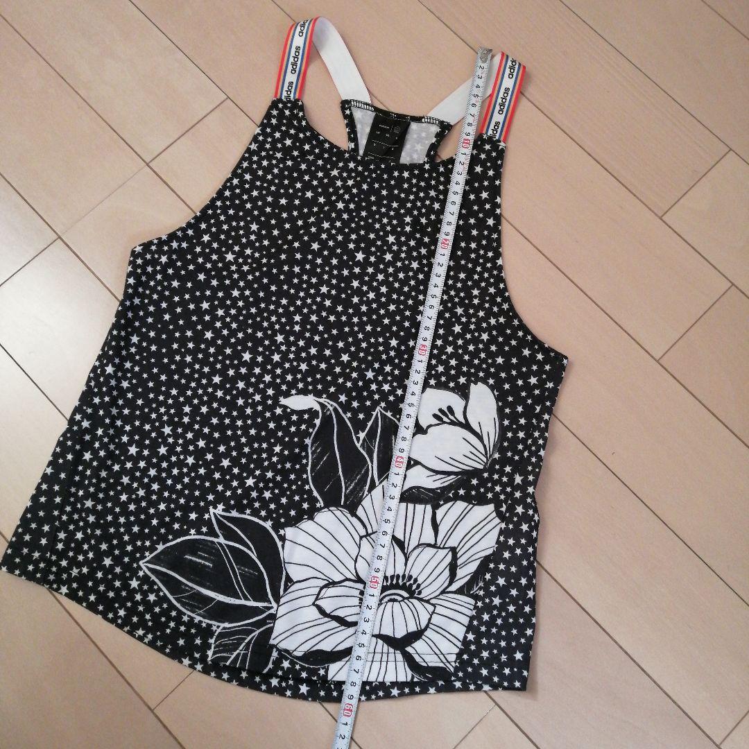 オレオ　adidas 星柄 花柄 タンクトップ 、トラックパンツ２点セット