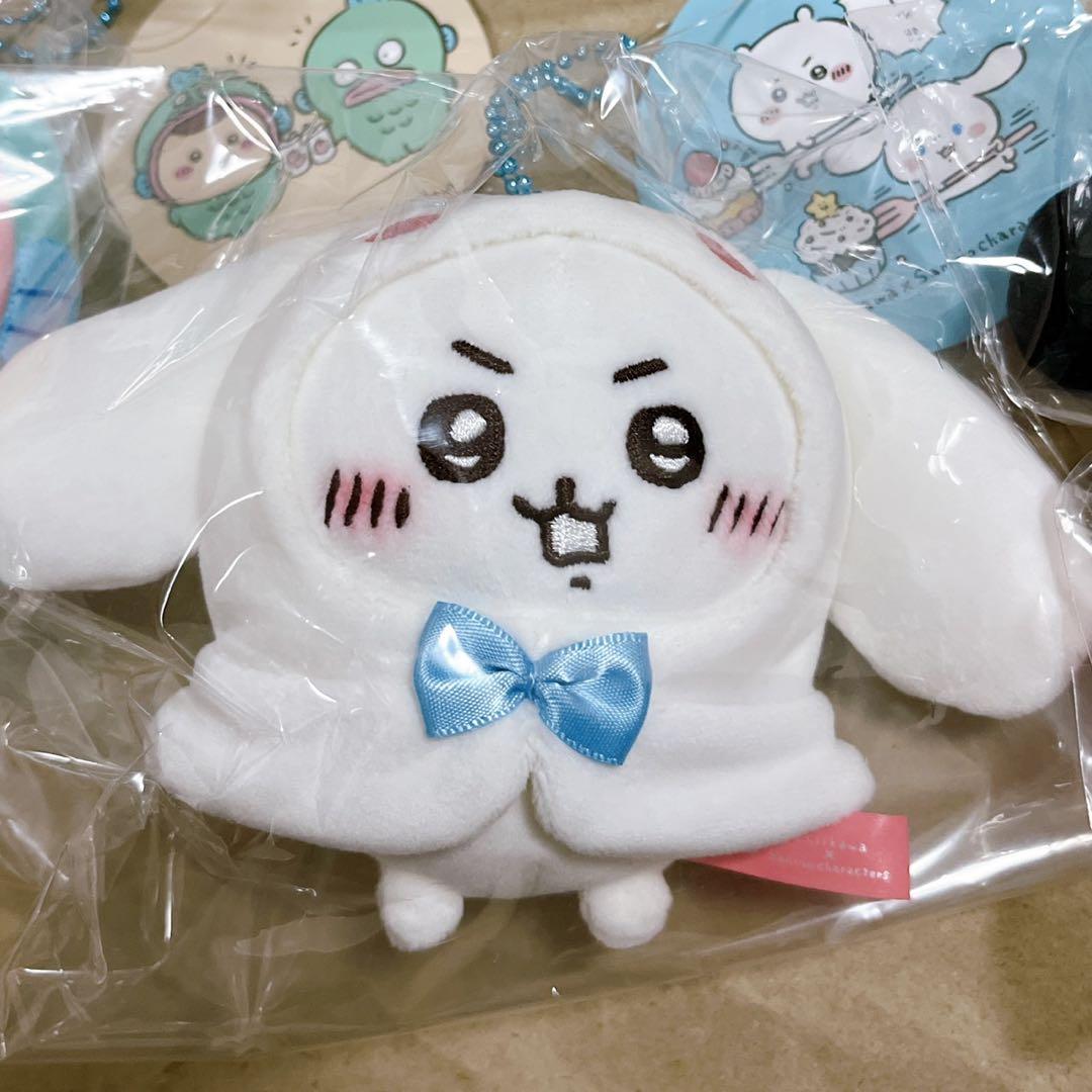 ちいかわ×サンリオキャラクターズ ぷちミニマスコットフードマスコット 7種セット