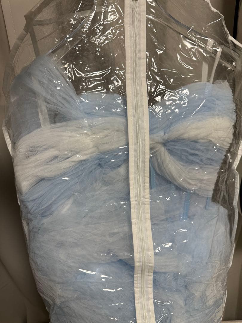 vanityME 4段チュールスカート バースデードレス ブルー