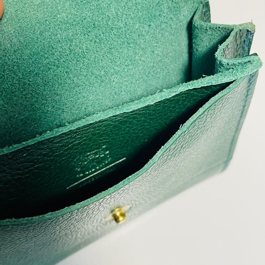 IL BISONTE グリーン 二つ折り財布