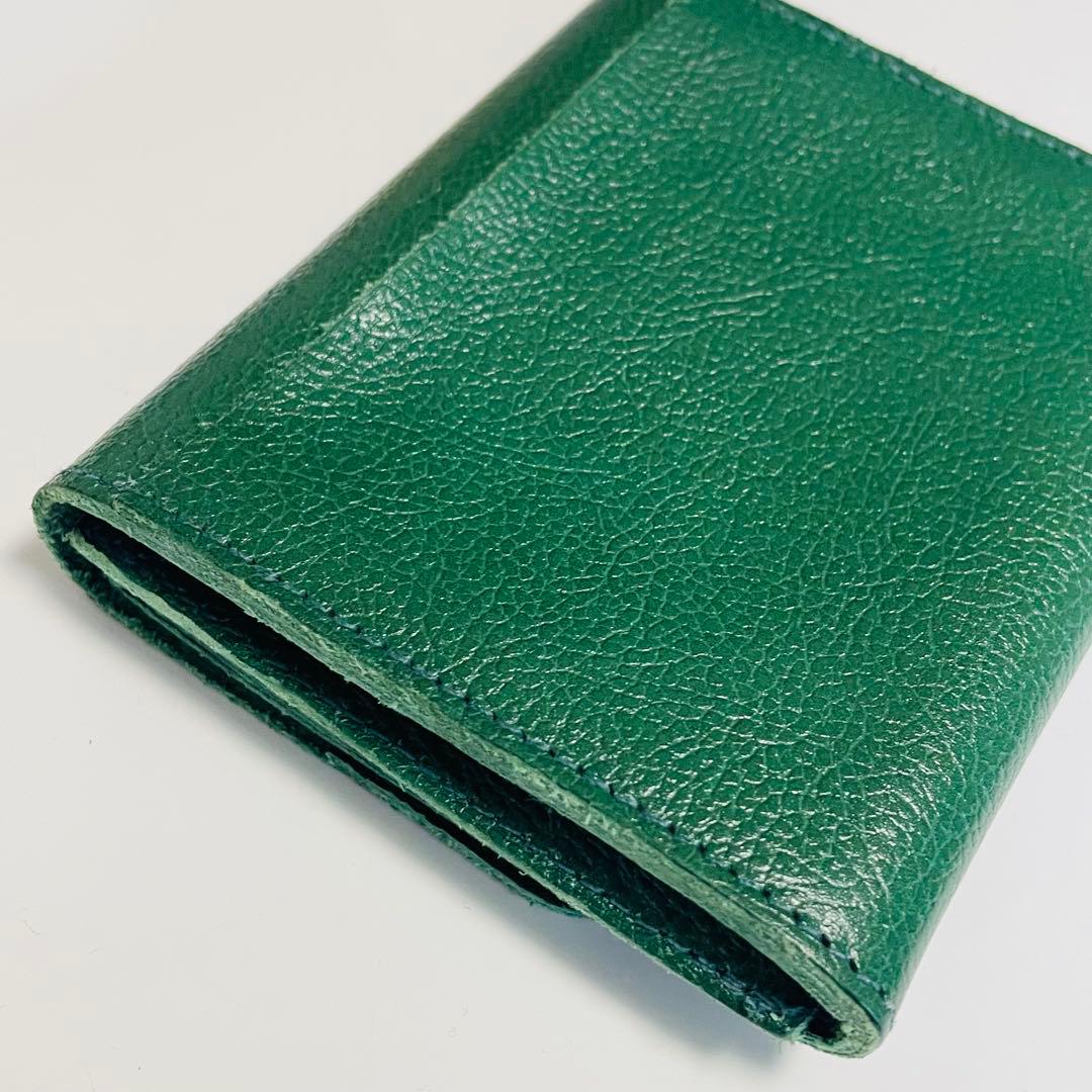IL BISONTE グリーン 二つ折り財布