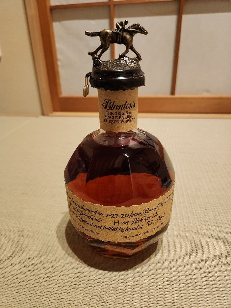 Blanton's バーボンウイスキー 47%　ブラントン　シングルバレル