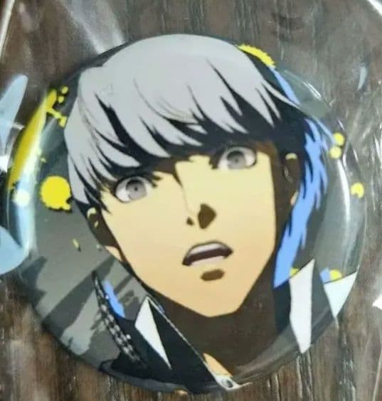 P4U2 P4主人公 鳴上悠 ステラワース特典缶バッジ ペルソナ4