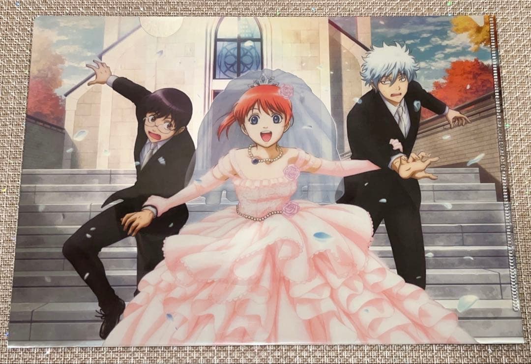 銀魂 万事屋 ギンギンメタルクリアファイル ポロリ篇 アニメイト限定全巻購入特典