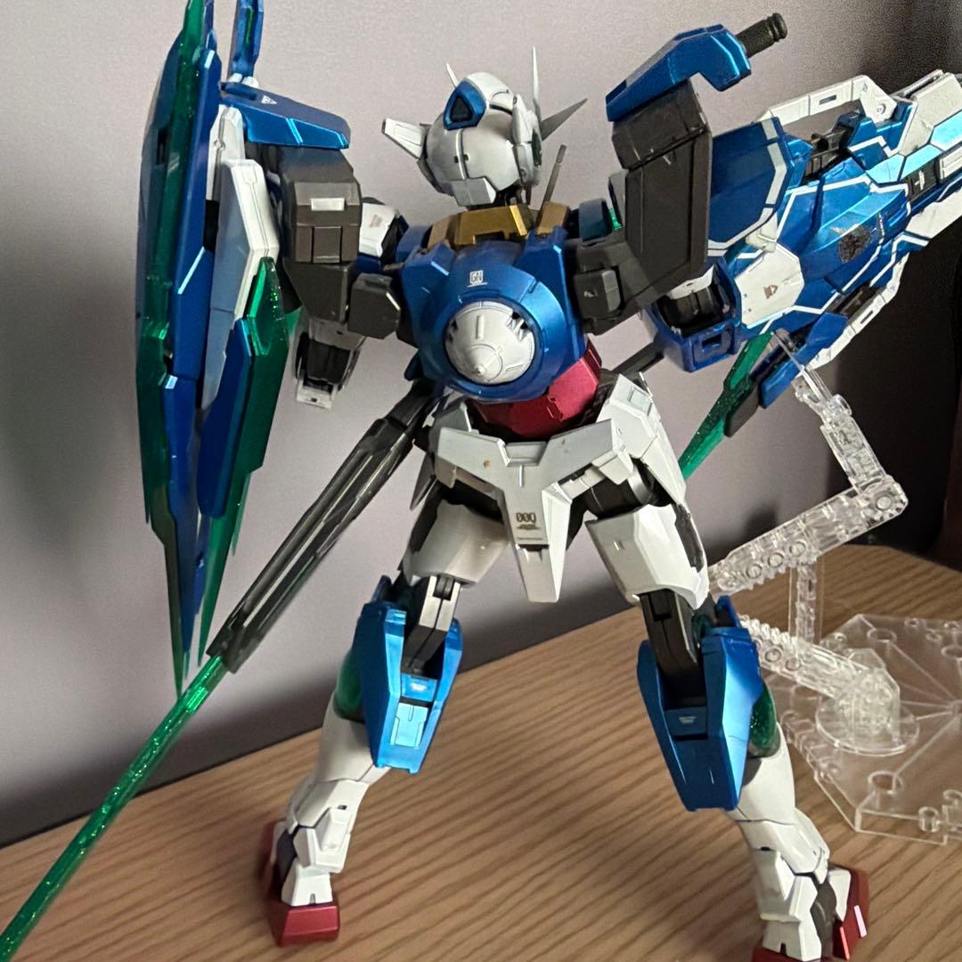 【組立済】MG ダブルオークアンタフルセイバー［スペシャルコーティング］