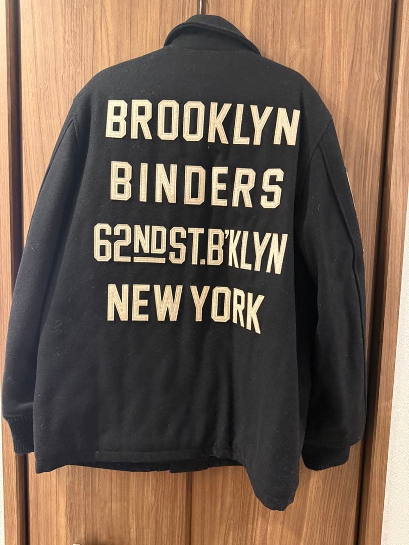 schott メルトン　バーシティジャケット　XL