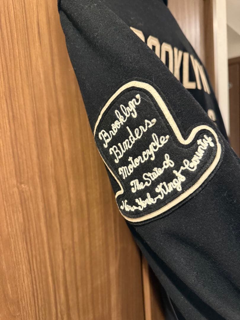 schott メルトン　バーシティジャケット　XL