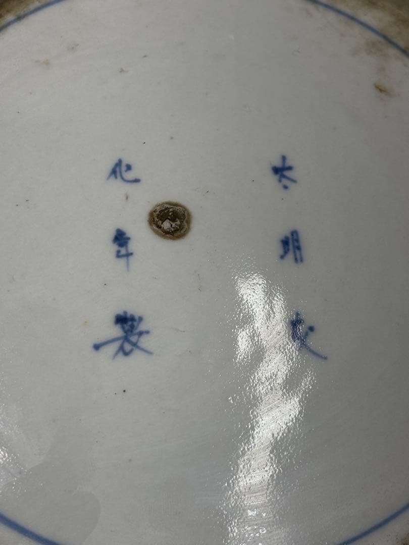 古伊万里 色絵 花唐草 龍 木瓜形 大皿 江戸期 希少品 陶器金彩 太明成化年製