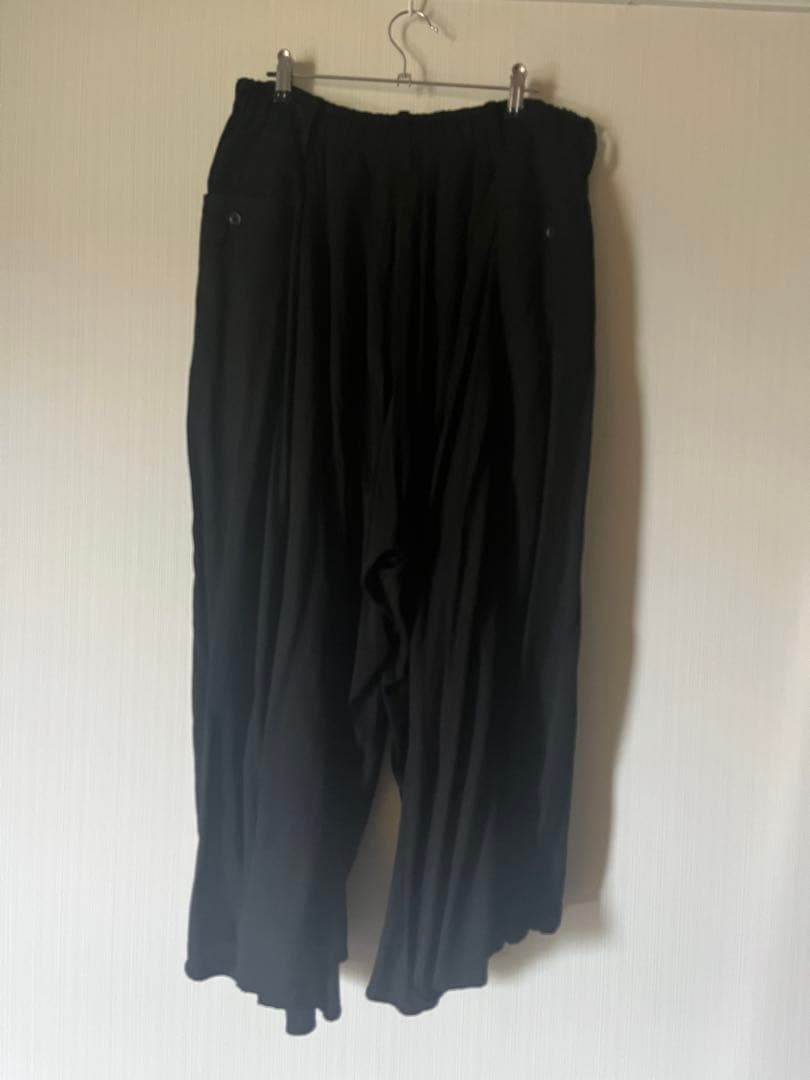 ヨウジヤマモト　メンズ　黒 サルエルパンツ バルーンシルエット　サイズ3